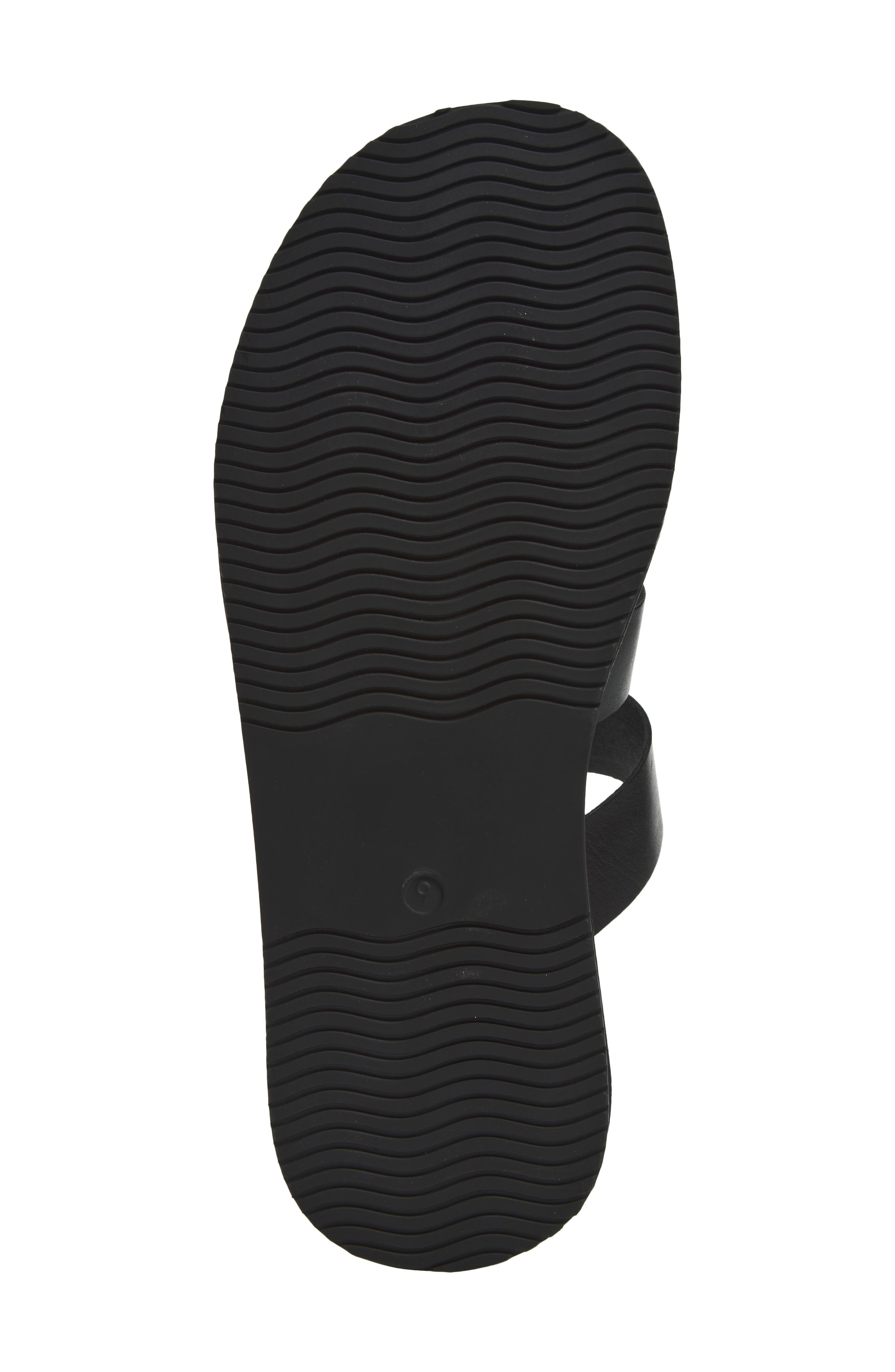 Brody Fisherman Mule, Alternate, color, BLACK LEATHER