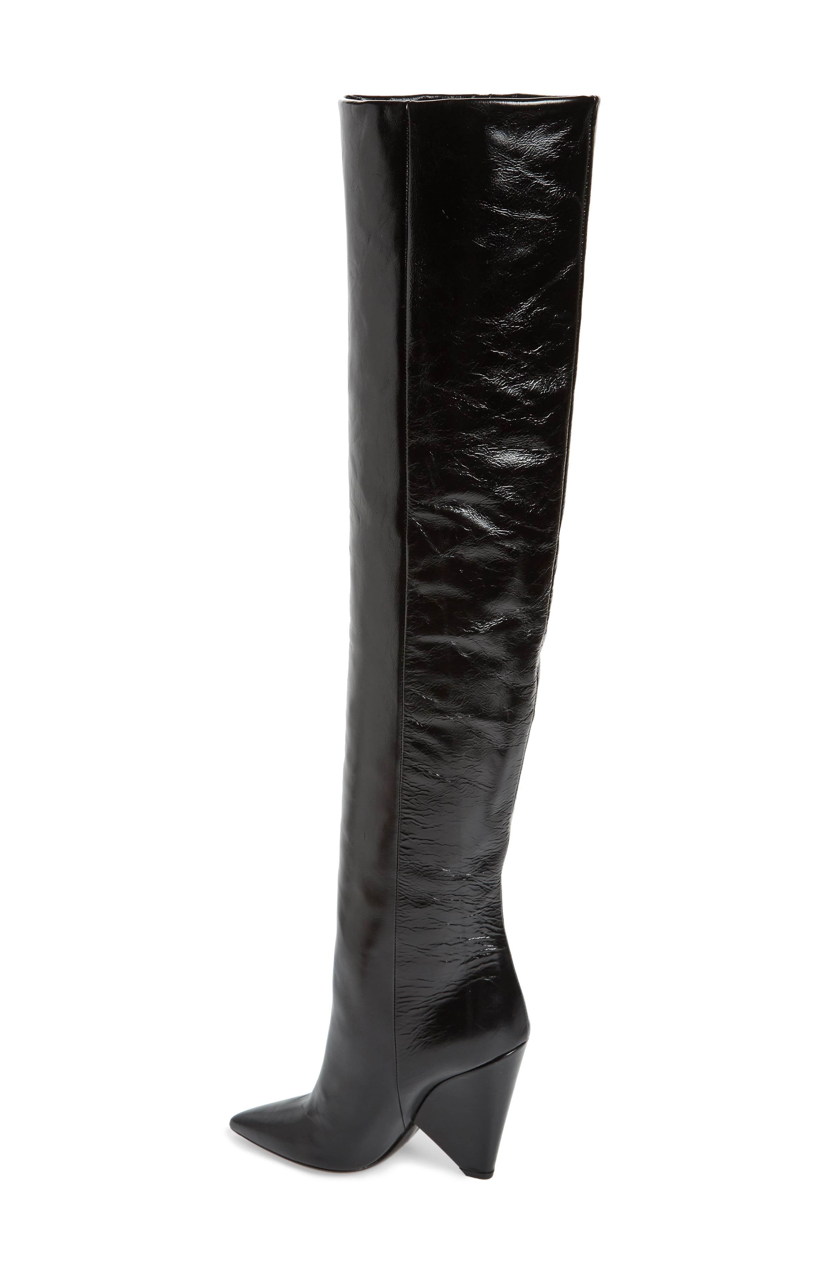 Saint Laurent Niki Over the Knee Boot, Alternate, color, 