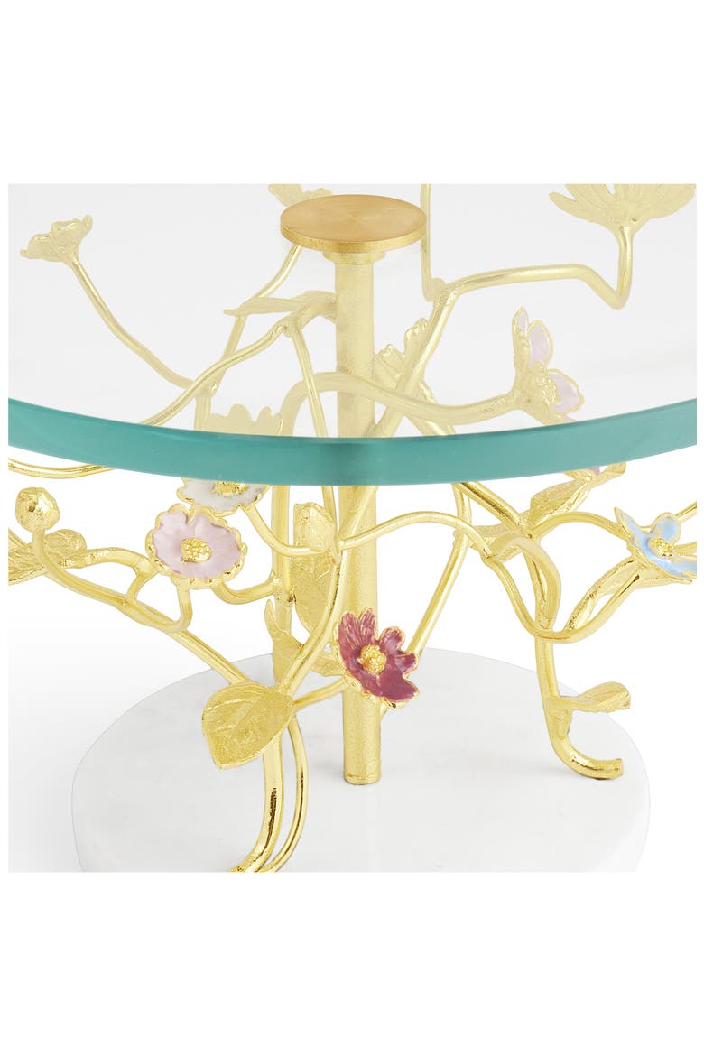 Wildflowers Cake Stand, Main, color, WHITE