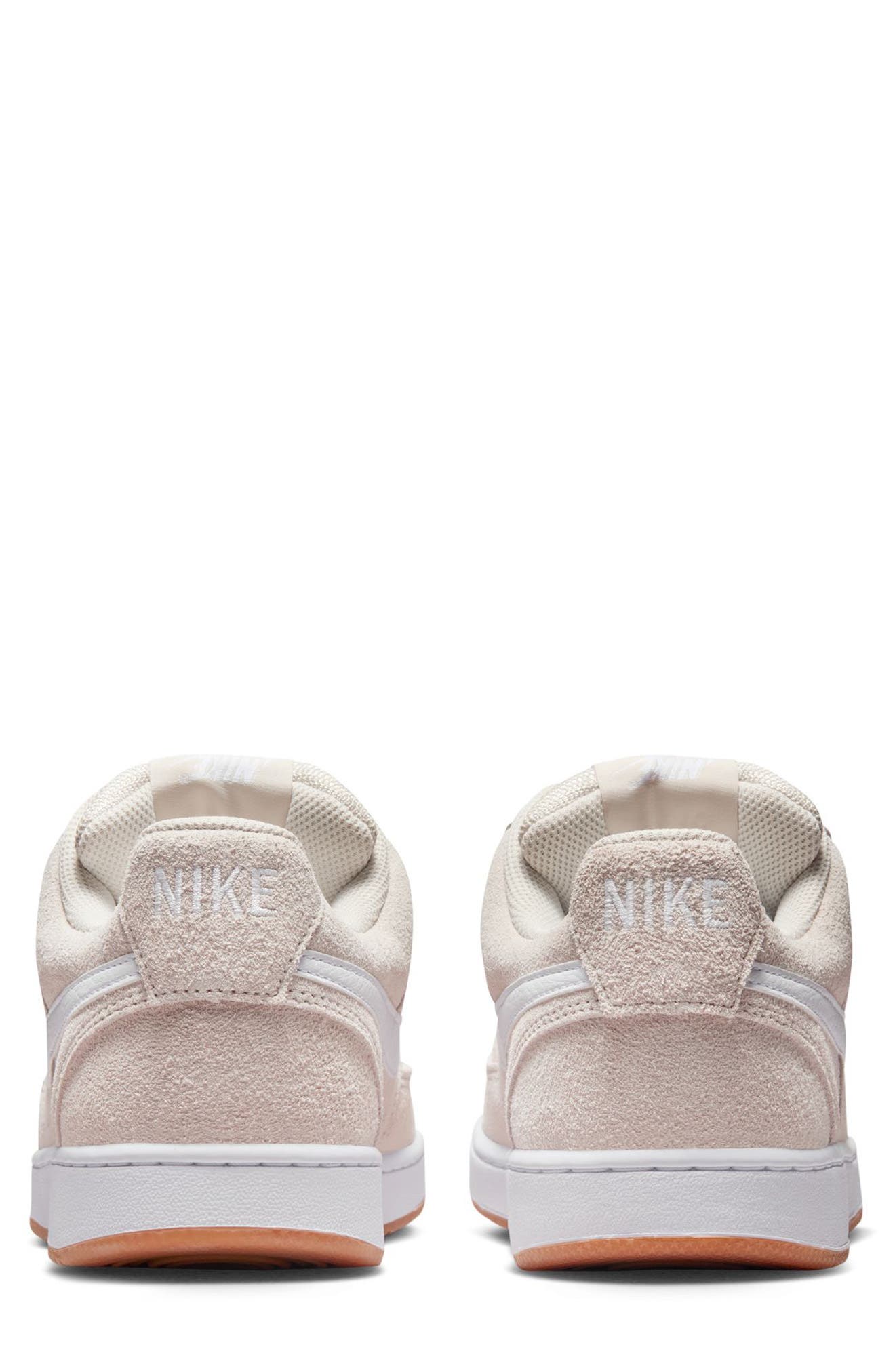 Nike Court Vision Low Sneaker, Alternate, color, White/ Gum Med Brown