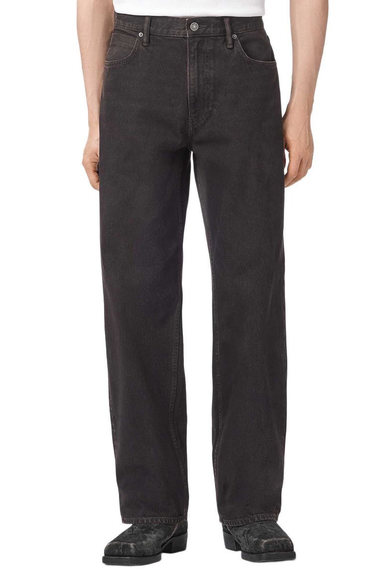 Mullen Relaxed Leg Jeans, Main, color, OVERDYED BROWN