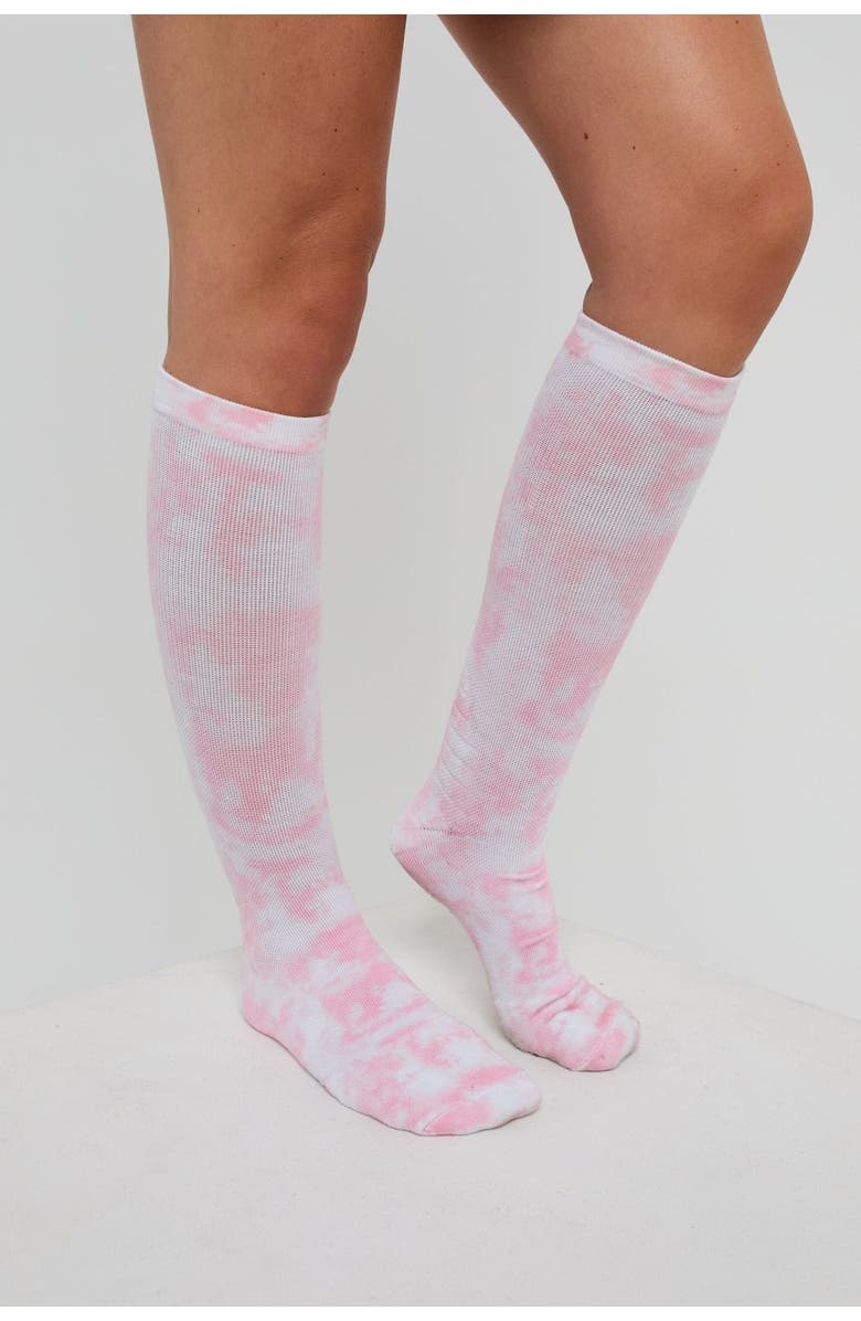 OOSC Pink Ski / Snowboard Sock, Main, color, Multi-Colour