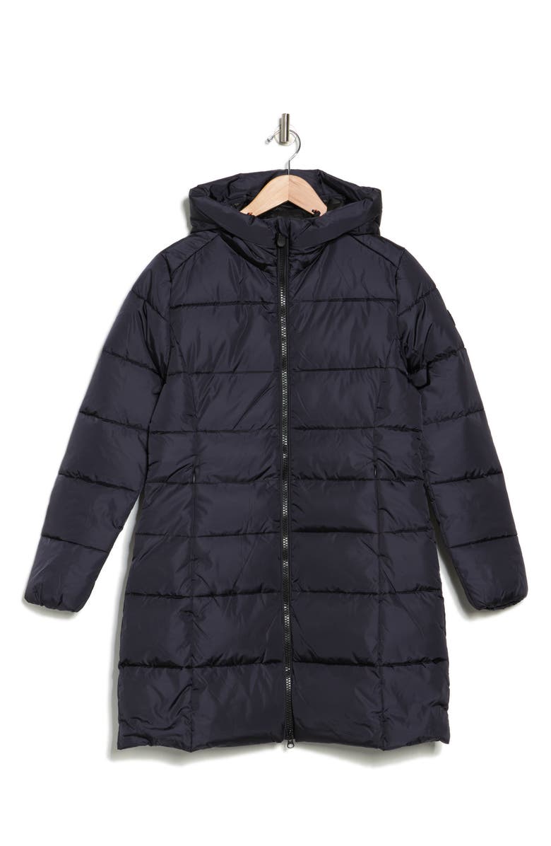 Save The Duck Taylor Shiny Hooded Puffer Jacket, Alternate, color, 