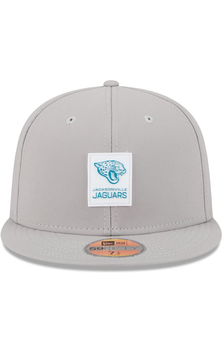 New Era Men's New Era Gray Jacksonville Jaguars 2025 Sideline  59FIFTY Fitted Hat, Alternate, color, Gray