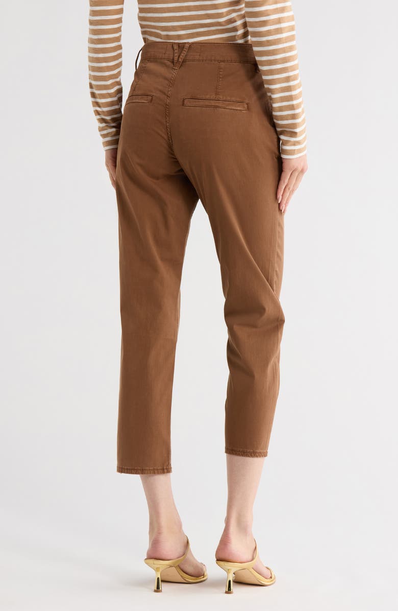 Veronica Beard Sia Mid Rise Twill Chino Pants, Alternate, color, Deep Ochre