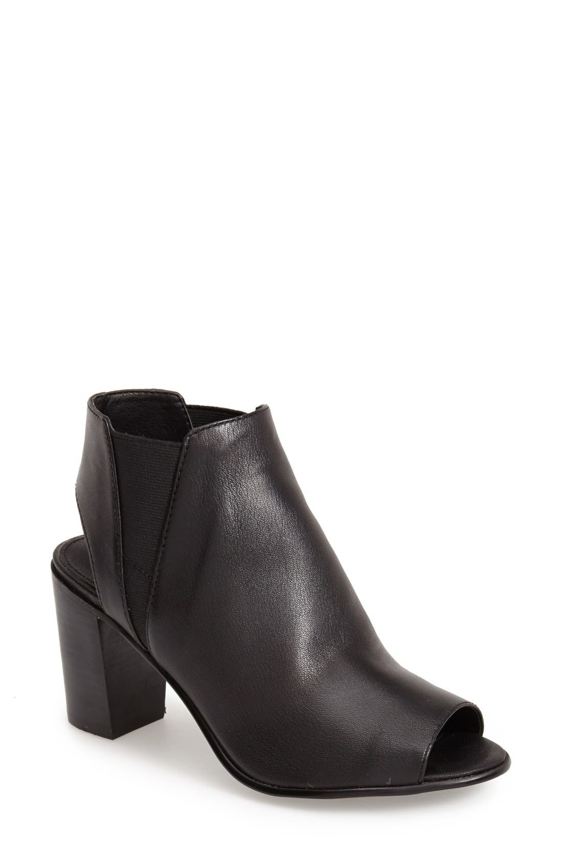 Steve Madden 'Nobel' Open Toe Bootie, Main, color, 