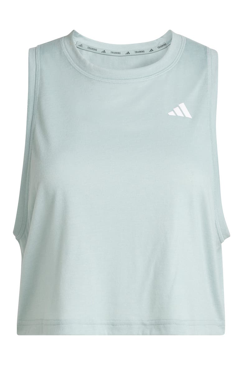 CLIMACOOL Crop Tank Top, Alternate, color, WONDER SAGE
