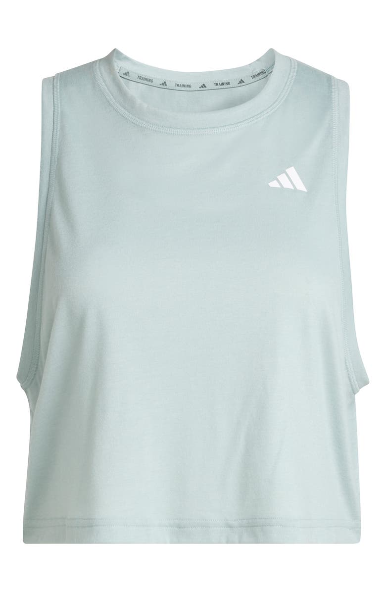 adidas CLIMACOOL Crop Tank Top, Alternate, color, Wonder Sage