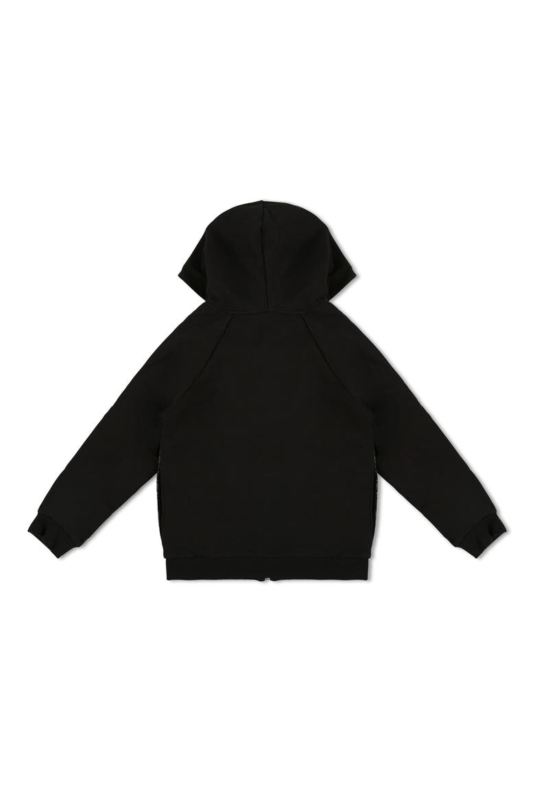 Hooded Sweatjacket Boy, Alternate, color, black