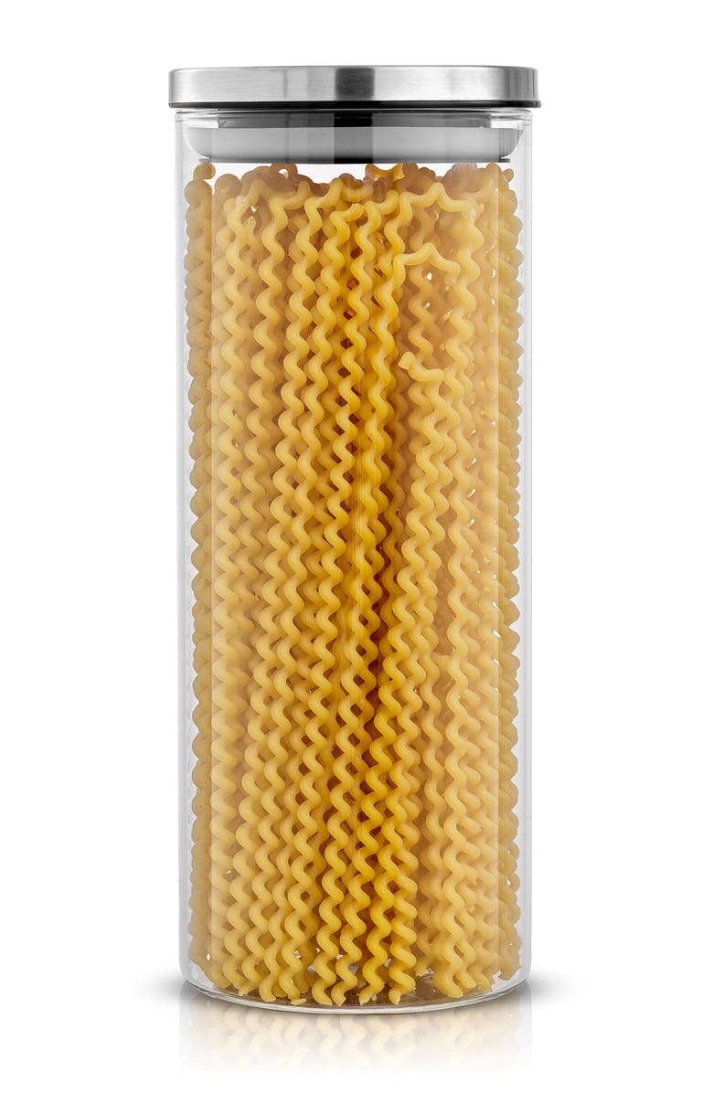 JoyJolt Storage Jars - Set of 6, Alternate, color, Clear