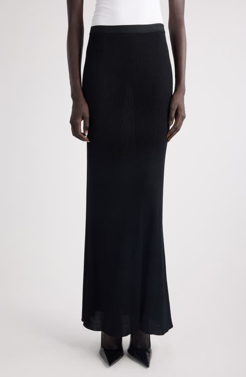 Rib Maxi Skirt