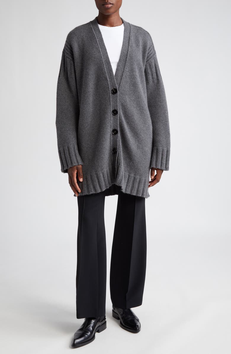 Jil Sander Chunky Cashmere Cardigan, Alternate, color, 