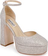 Badgley Mischka Collection Jayda Ankle Strap Platform Pump