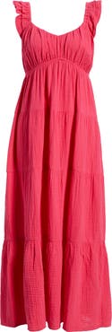 CITY BLUES Empire Waist Maxi Dress