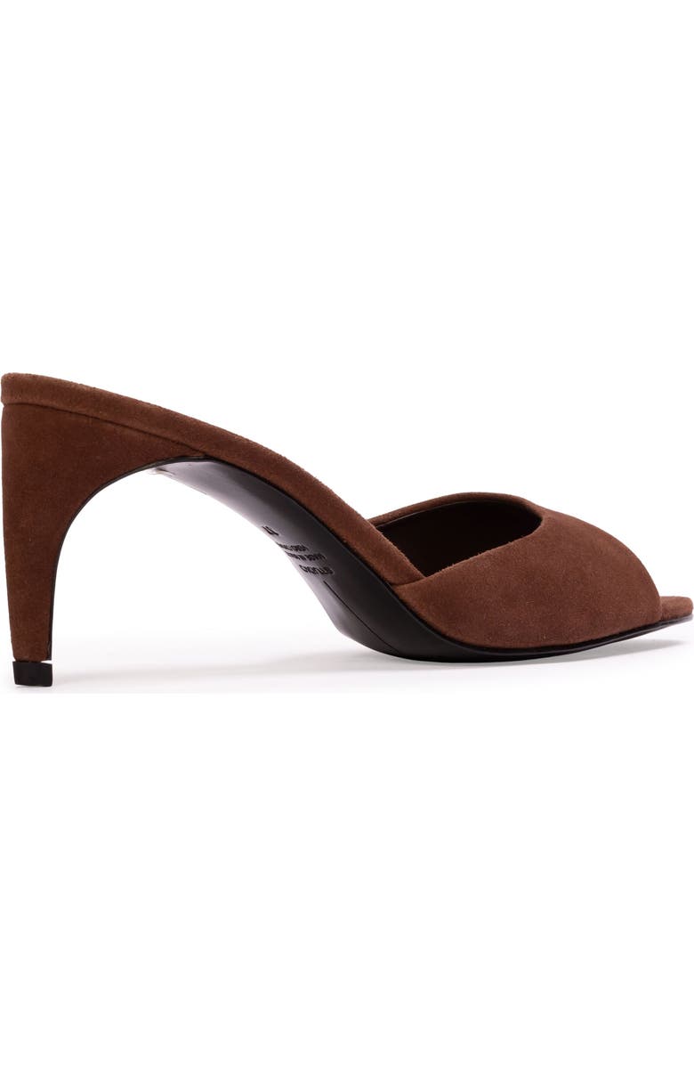 BLACK SUEDE STUDIO Jazz 70 Suede Mule, Alternate, color, Brownie Suede