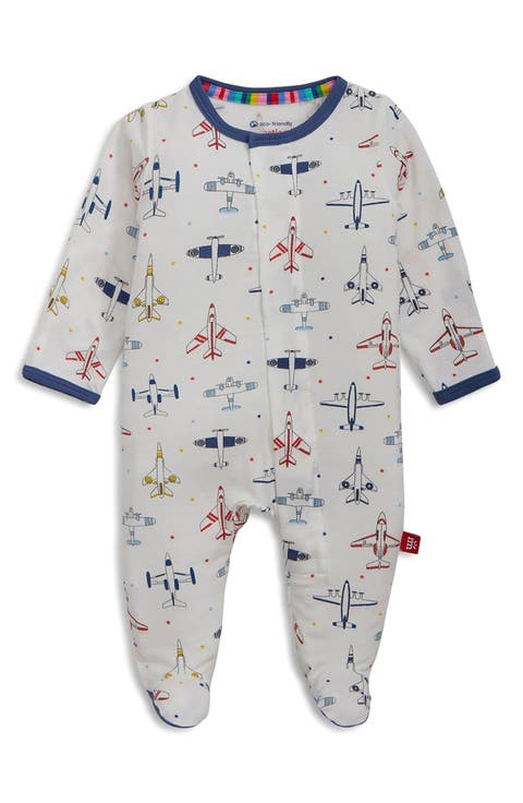 Just Plane Fun Magnetic Footie (Baby)