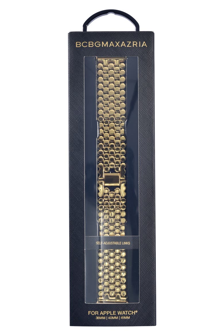 Honeycomb Apple Watch® Bracelet Watchband, Alternate, color, GOLD