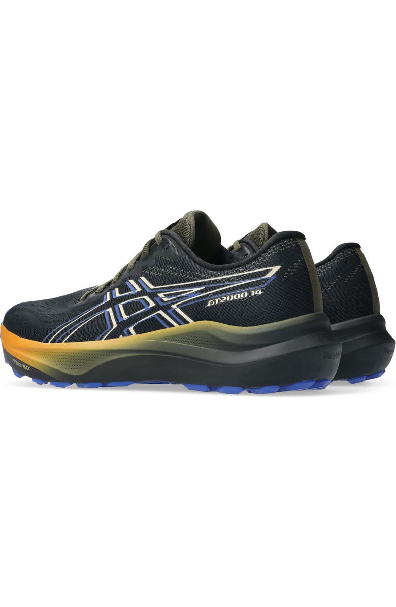 ASICS<sup>®</sup> GT-2000 14 GTX Gore-Tex<sup>®</sup> Waterproof Running Shoe, Alternate, color, Black/ Apricot Crush
