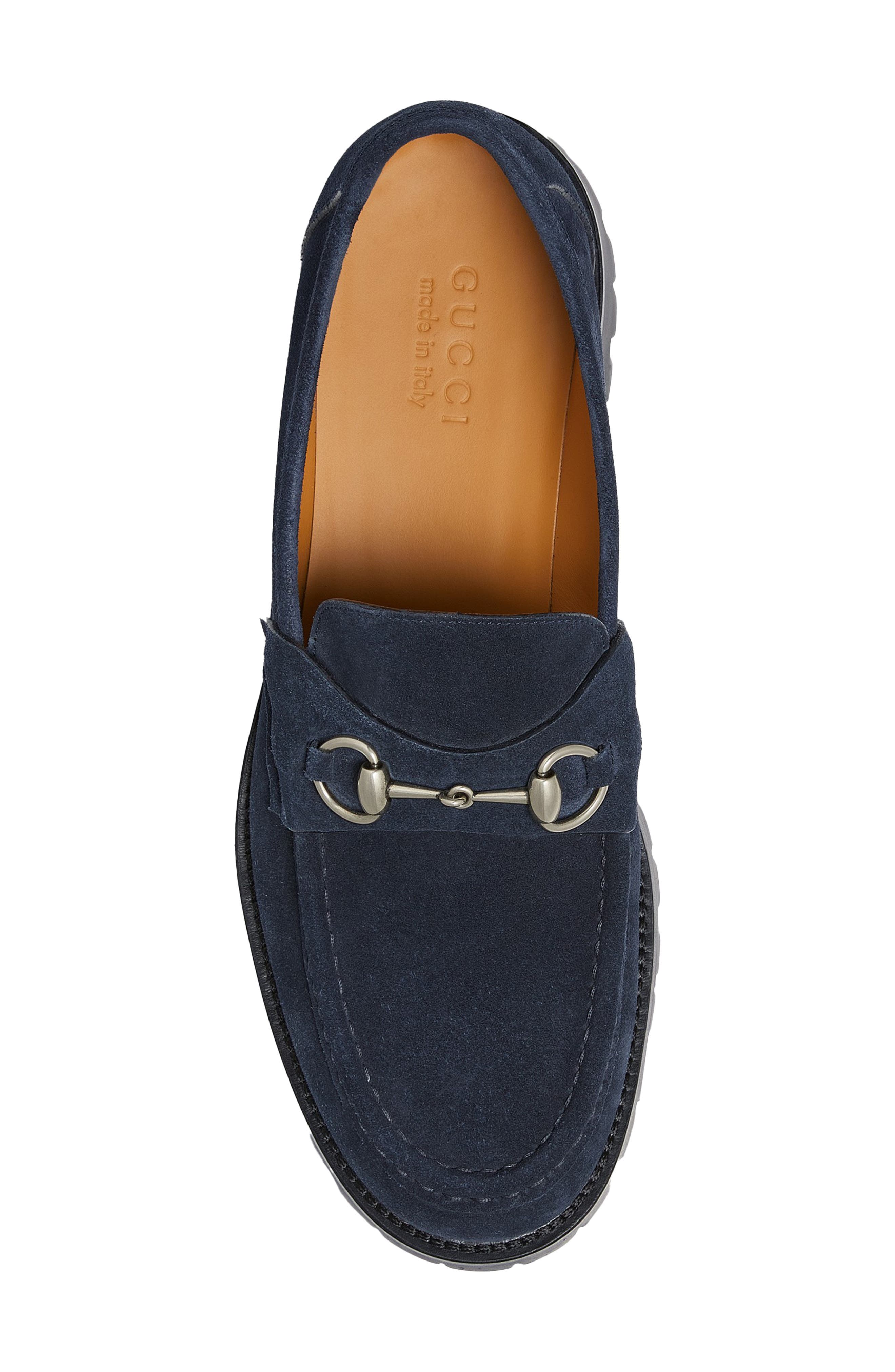 Sylke Horsebit Loafer, Alternate, color, BLUE