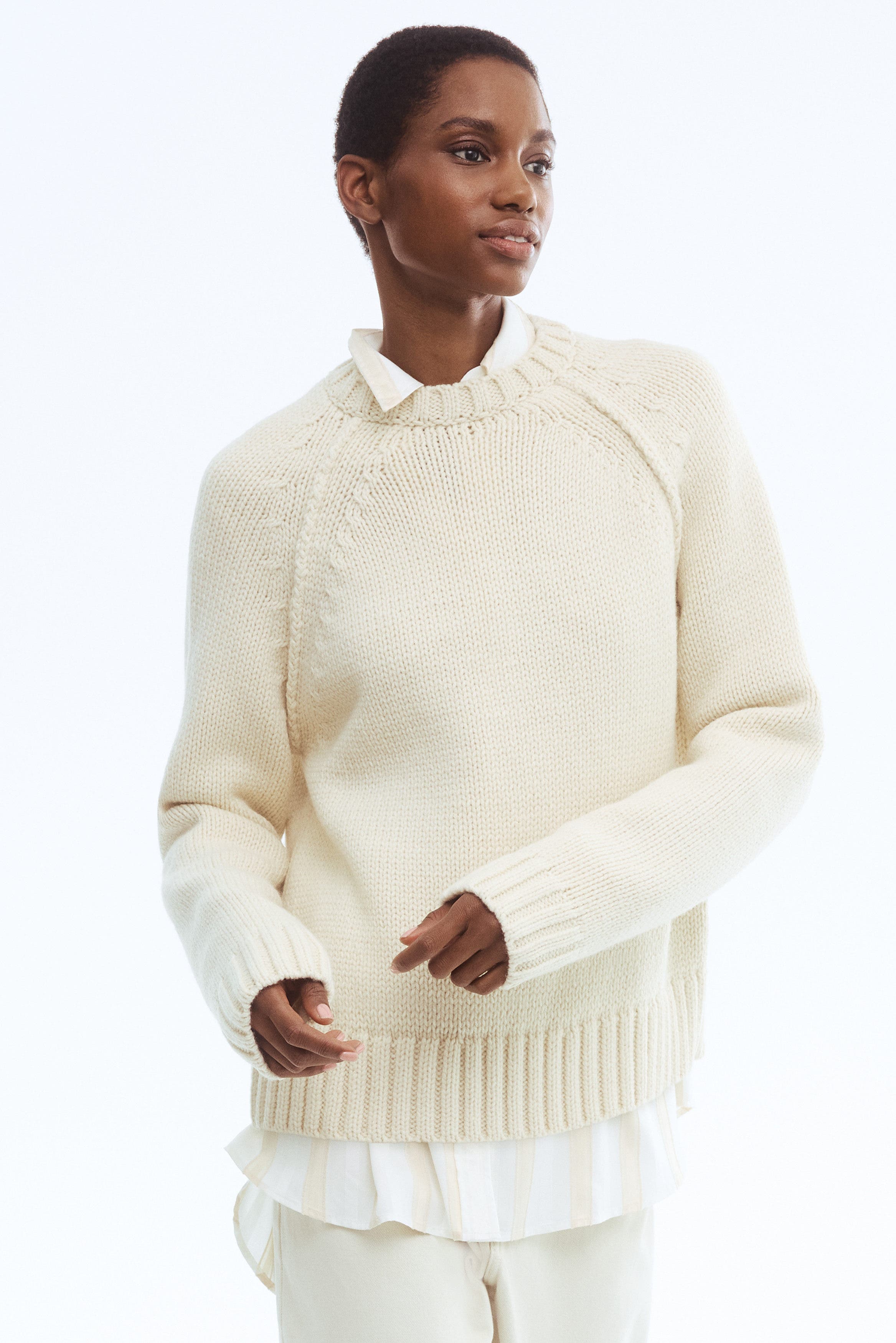 Raglan-sleeved Jumper - image 2