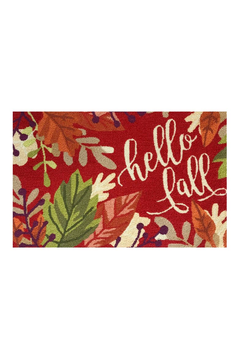 Hello Fall Doormat, Main, color, RED/ MULTI