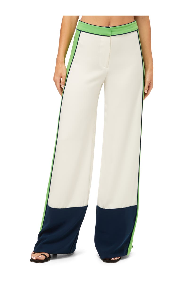 Trina Turk Rivals 2 Colorblock Wide Leg Pant, Main, color, 