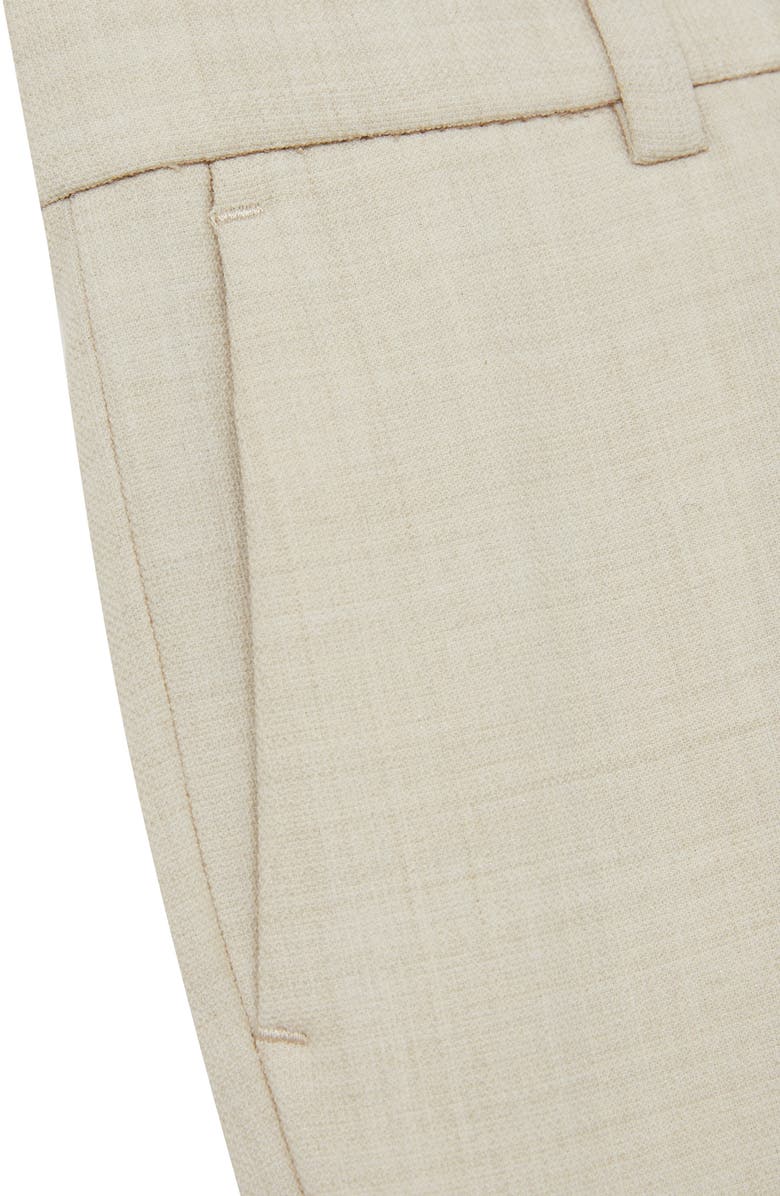 Reiss Kids' Belmont Flat Front Dress Pants, Alternate, color, Stone
