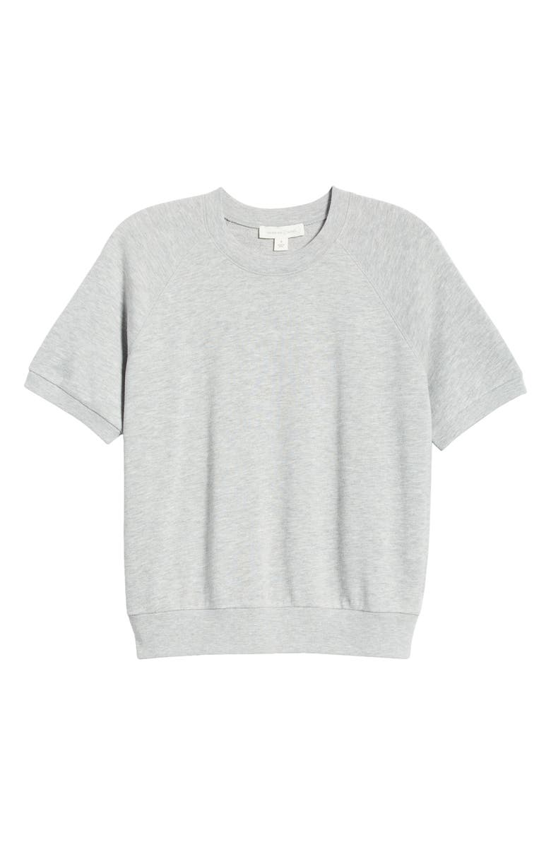 Treasure & Bond Short Sleeve Cotton Blend Sweatshirt, Alternate, color,