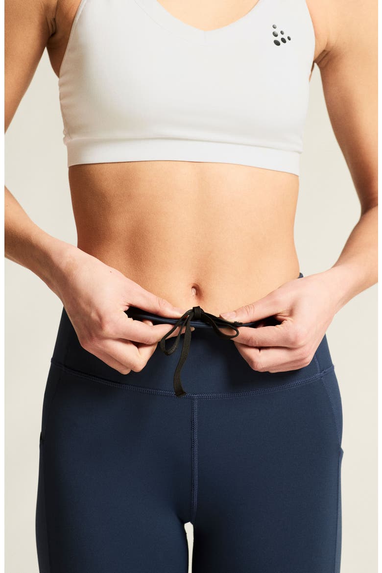 Essence High Waist Pocket Tights, Alternate, color, BLAZE