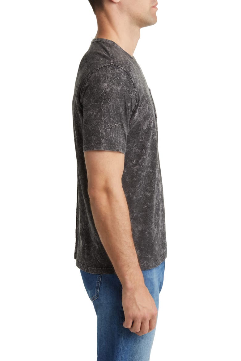 Acid Wash T-Shirt, Alternate, color, BLACK