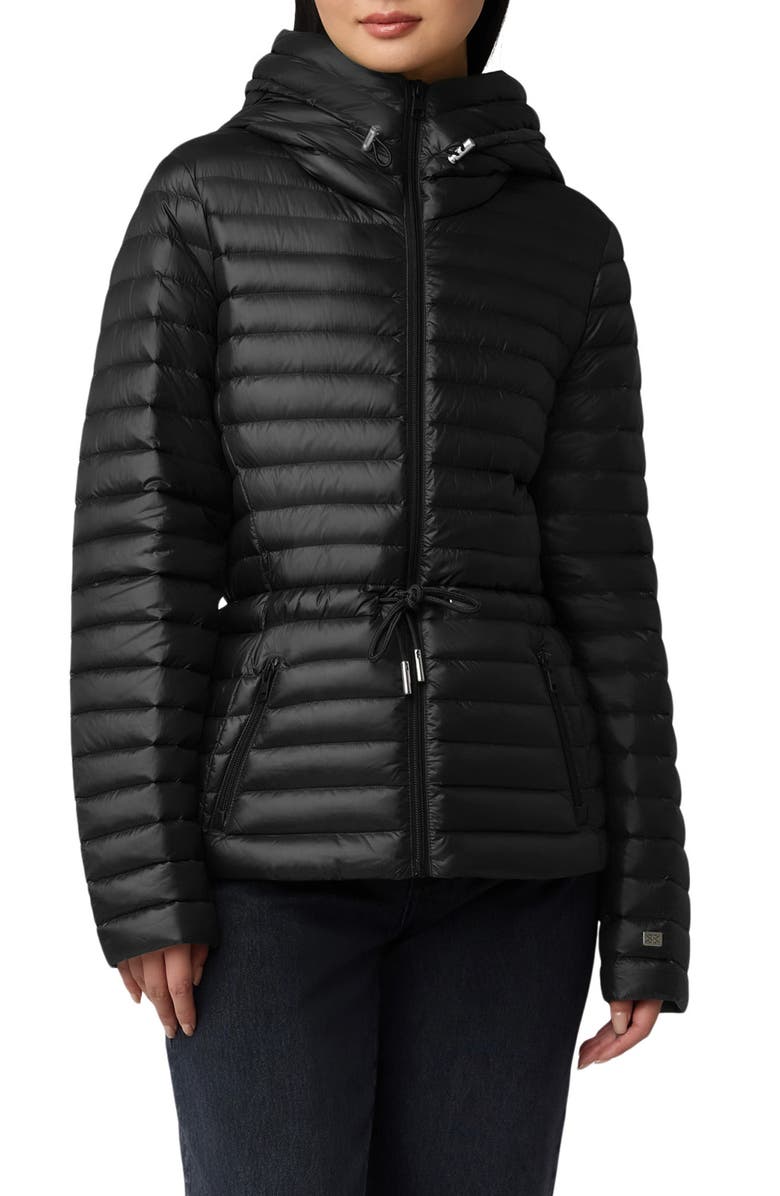 Soia & Kyo Ayleen Down Puffer Jacket, Main, color, Black