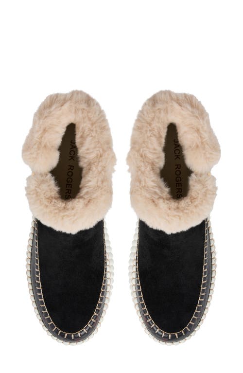 Jack Rogers Janetta Faux Fur Bootie In Black