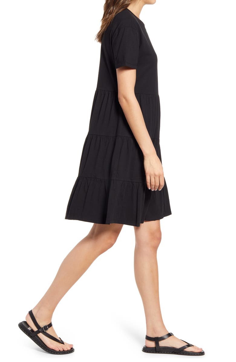 Treasure & Bond Tiered T-Shirt Dress, Alternate, color, 
