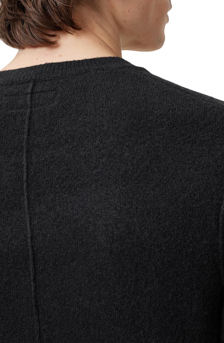 AllSaints Statten Crewneck Sweater, Alternate, color, Black