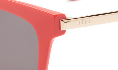 DIFF DIFF BELLA 54MM GRADIENT SQUARE SUNGLASSES 