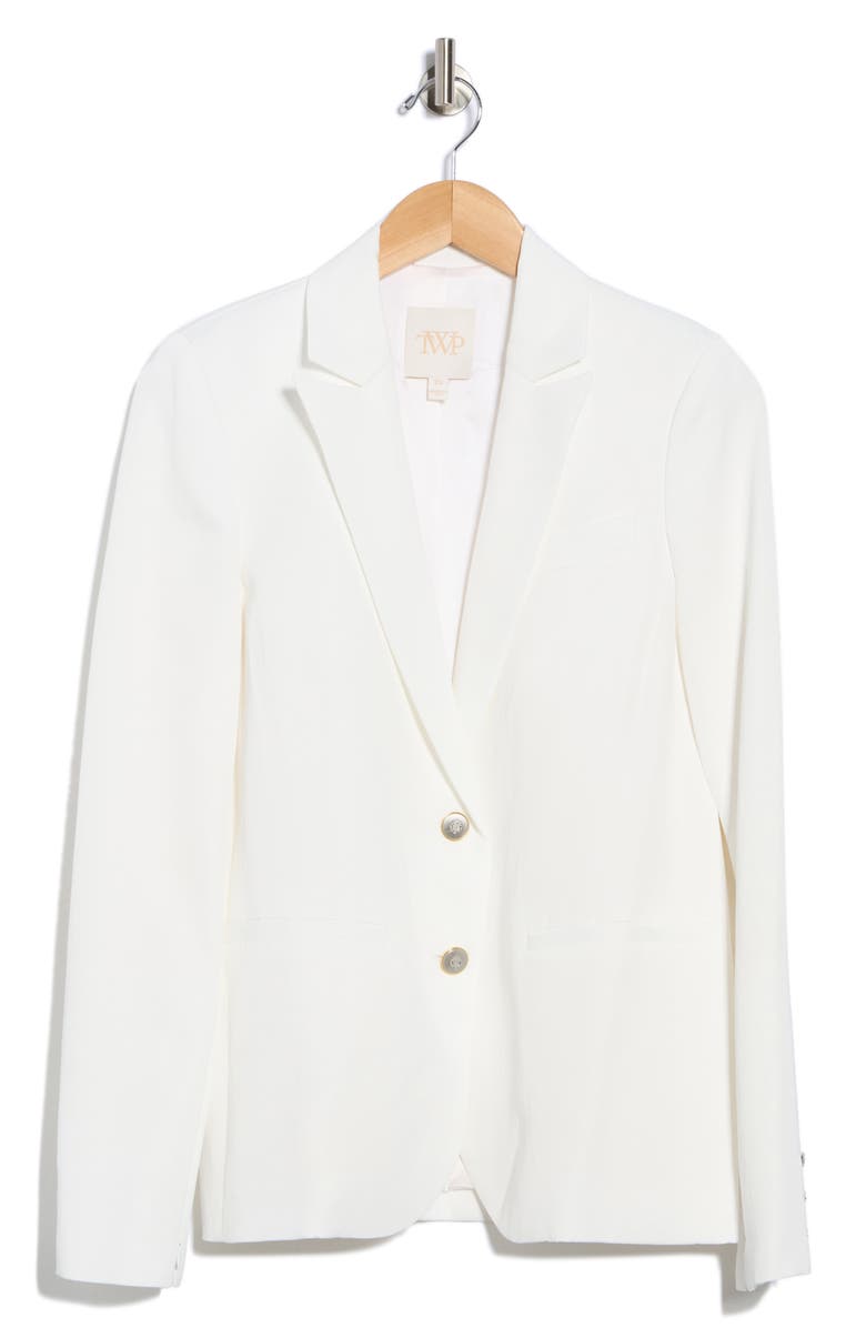 TWP Boyfriend Blazer, Alternate, color, White