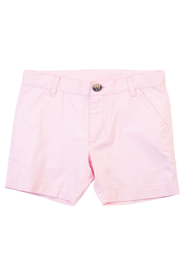 Boys Stretch Chino Shorts, Main, color, Pink