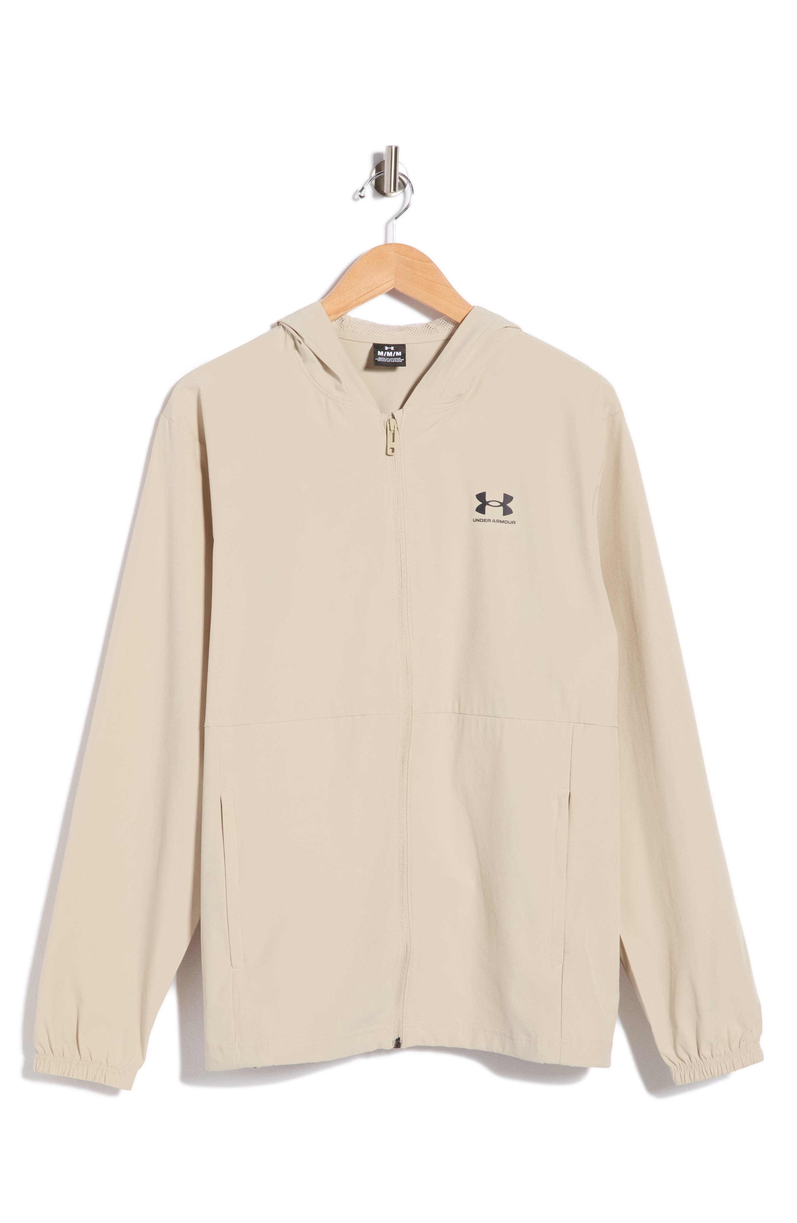 Vibe Water Repellent Hooded Windbreaker Jacket