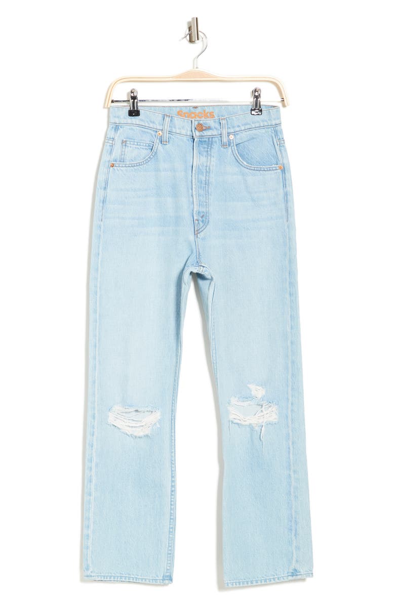 MOTHER The Tippy Top Sweet Tooth High Waist Ankle Narrow Straight Jeans, Alternate, color, 