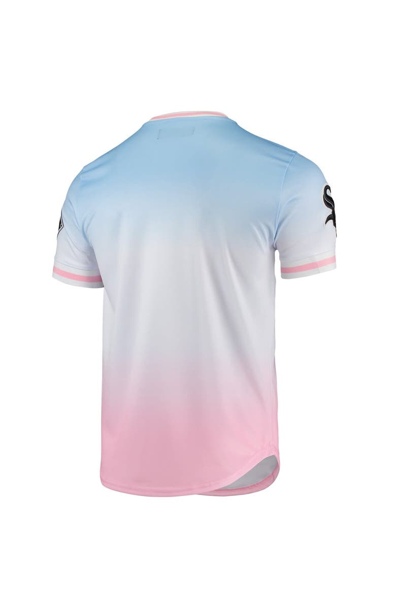 PRO STANDARD Men's Pro Standard Blue/Pink Chicago White Sox Ombre T-Shirt, Alternate, color, 