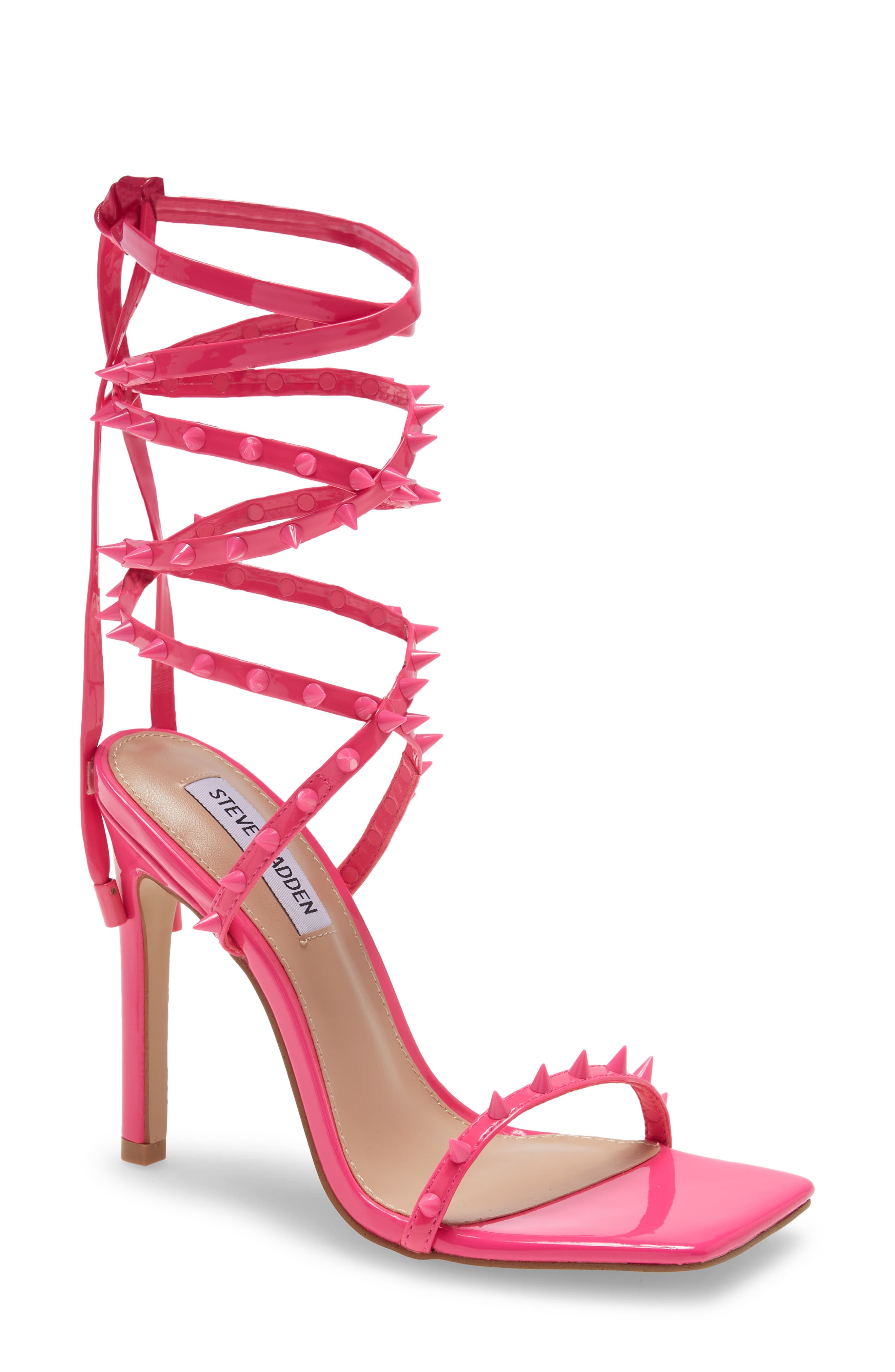 Uplift Lace-Up Sandal, Main, color, HOT PINK