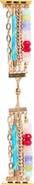 NORDSTROM RACK Beaded Chain Apple Watch® Watchband