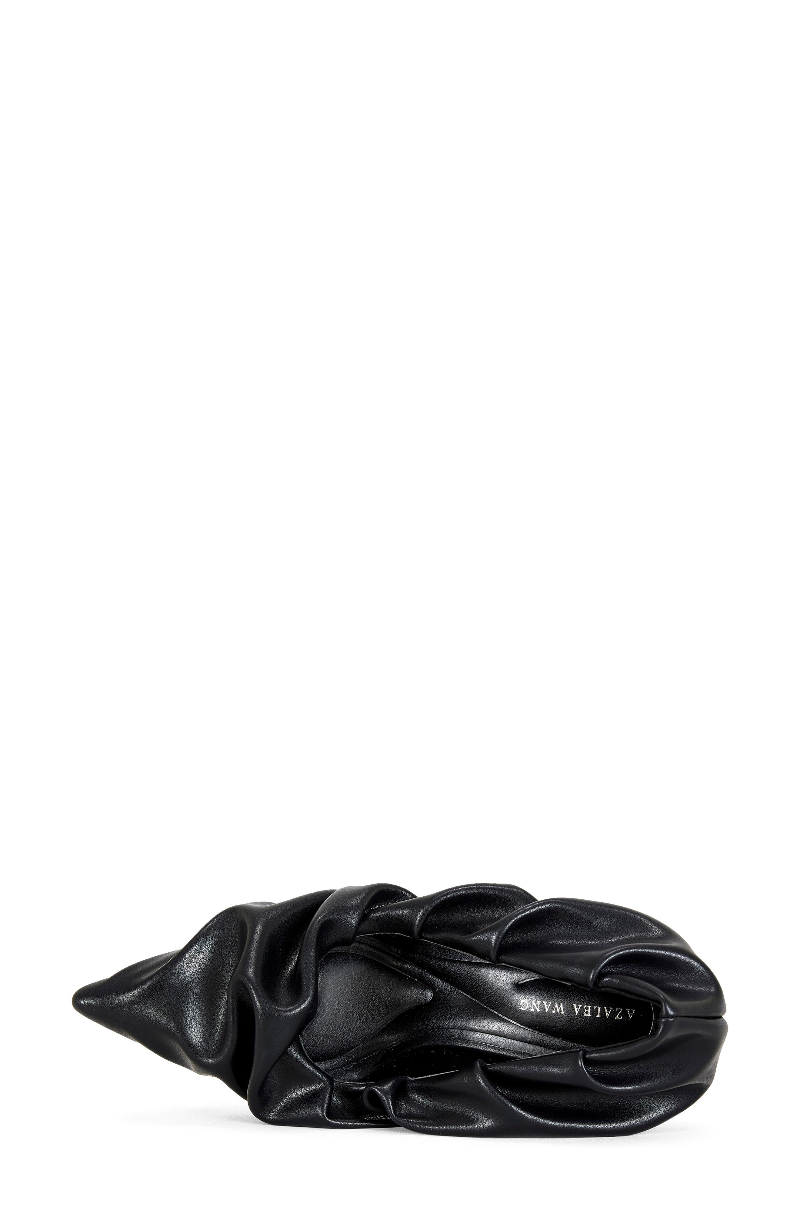 AZALEA WANG Aicha Black Wedge Pump, Alternate, color, Black