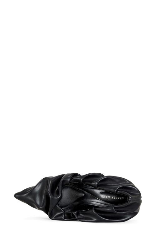Azalea Wang Aicha Black Wedge Pump In Black