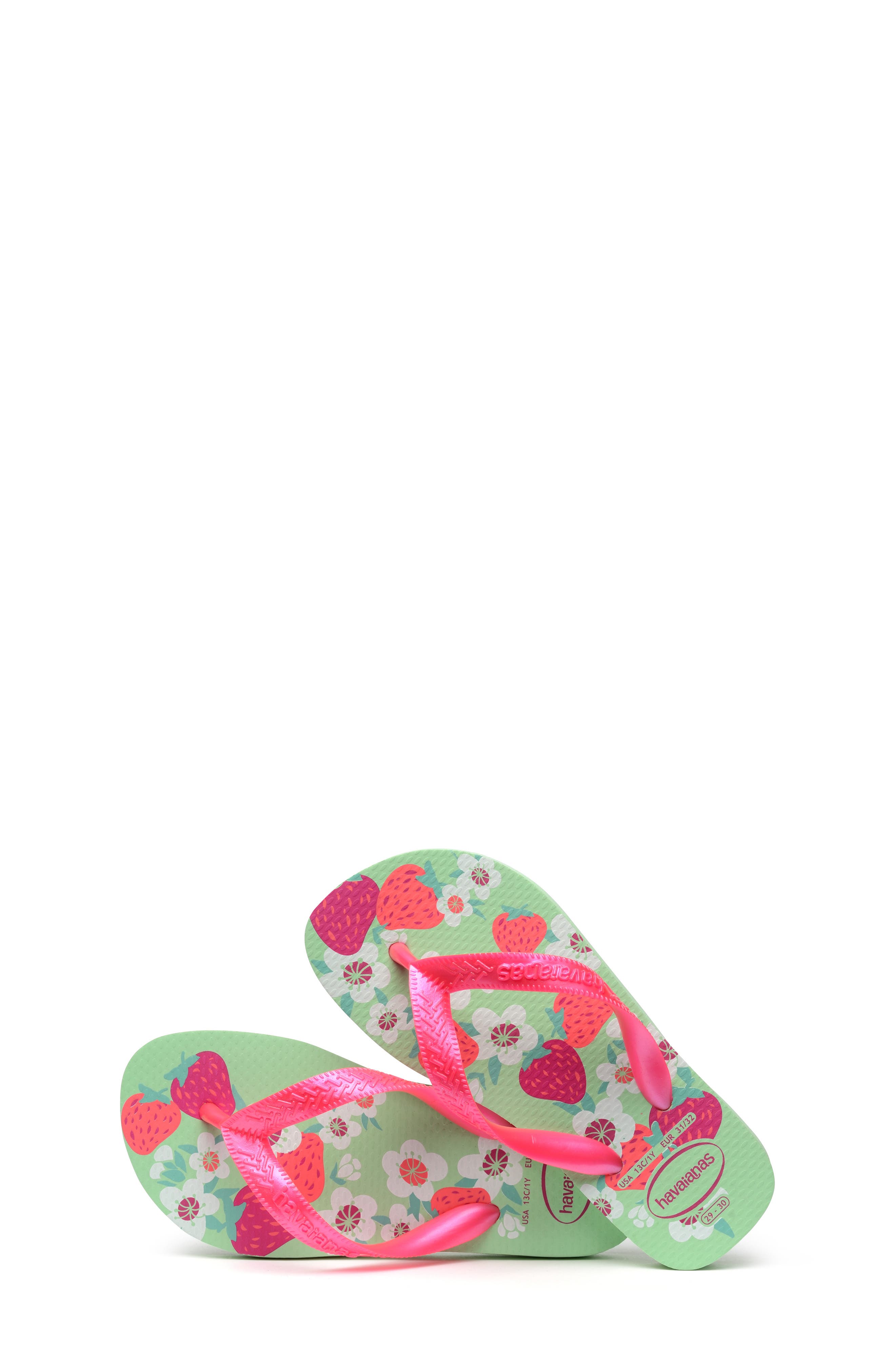 Havaianas Kids' Flores Flip Flop, Alternate, color, 
