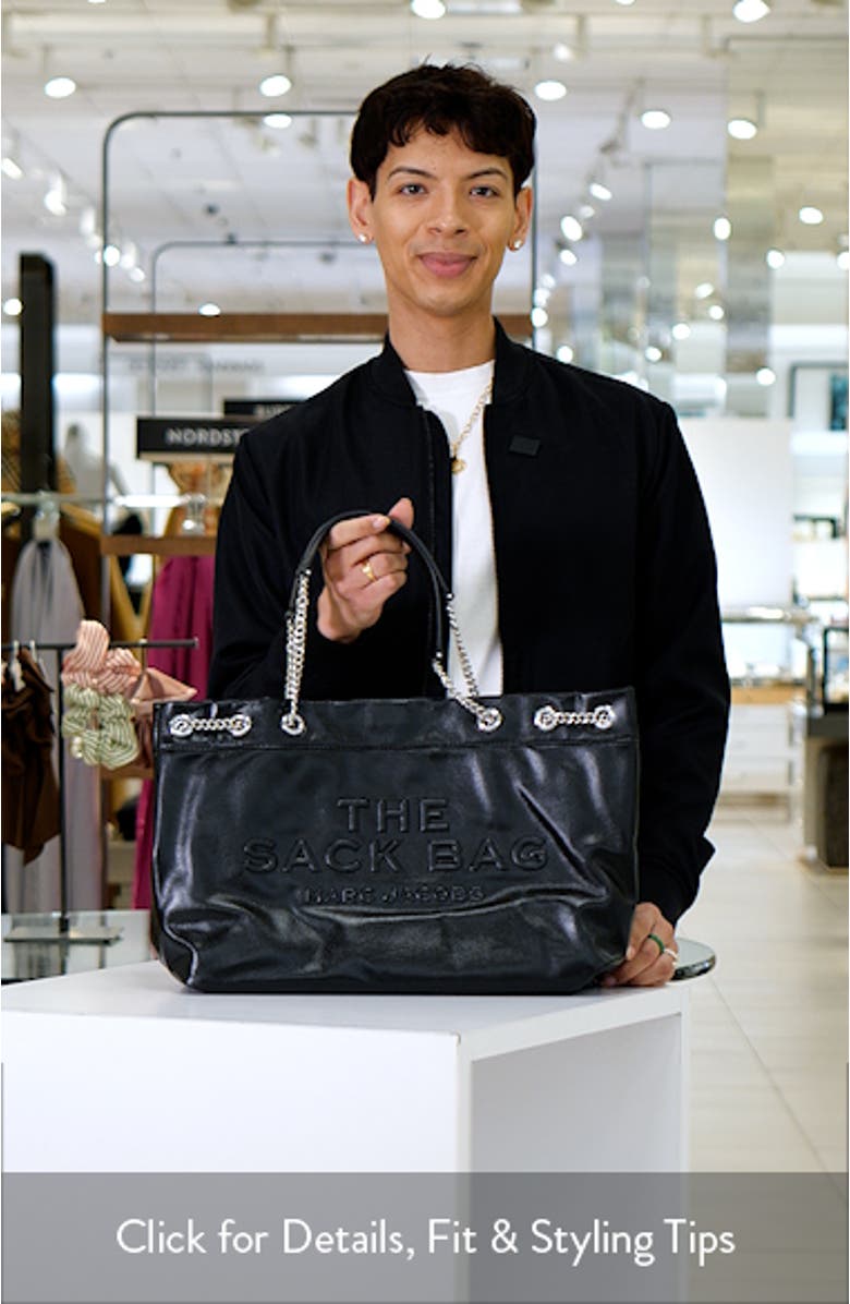 The Large Chain Sack Leather Bag, sales video thumbnail
