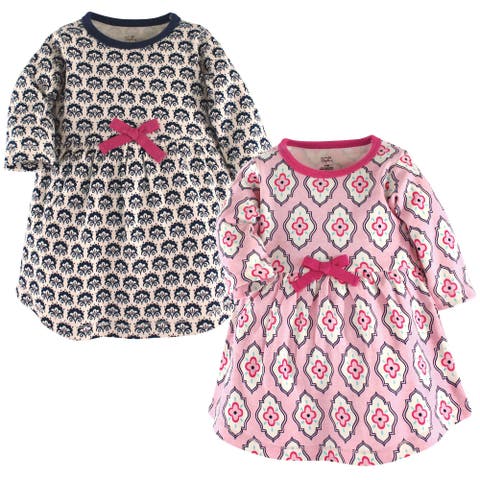 2Pk Long Sleeve Organic Dresses