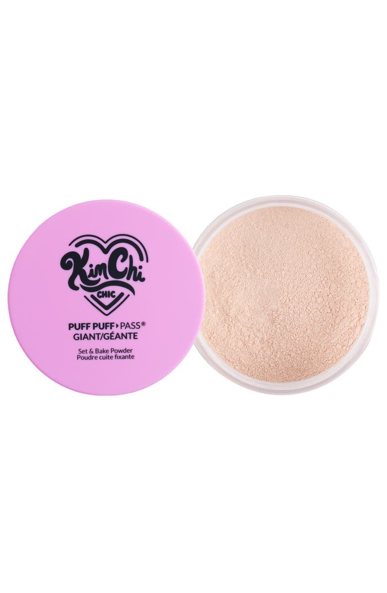 KIMCHI CHIC BEAUTY Giant Puff Puff Pass Set and Bake Powder 2.82oz 01 Translucent, Main, color, 01 Translucent