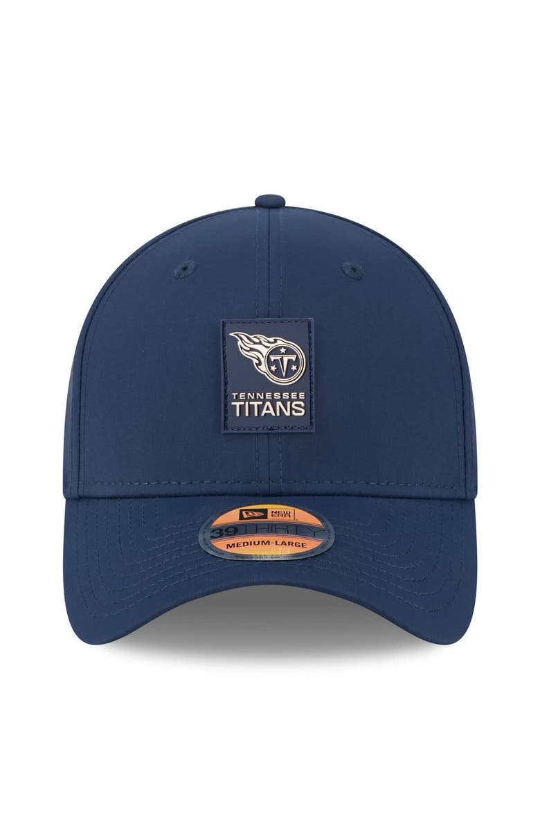 New Era Men's New Era Navy Tennessee Titans 2025 Sideline 39THIRTY Flex Hat, Alternate, color, Navy