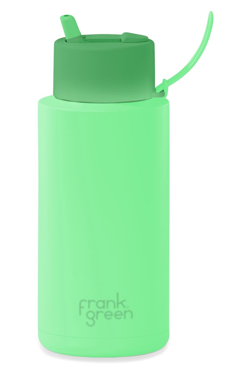 frank green 34-Ounce Water Bottle, Alternate, color, Aurora Glow